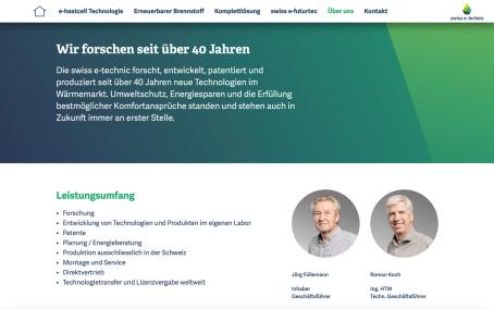 Über swiss e-technic