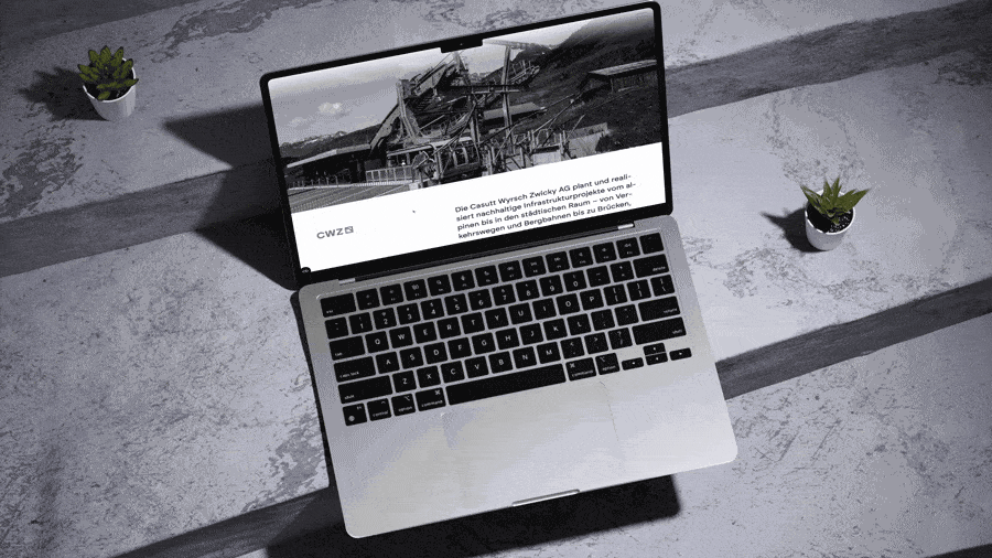 Casutt Wyrsch Zwicky. Website und Corporate Design.