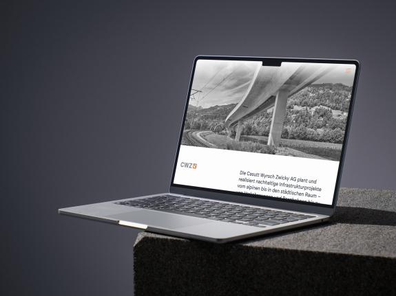 Ansicht auf dem Laptop