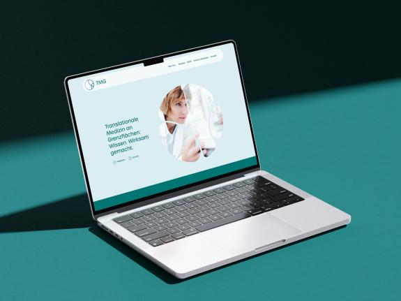 TMG Webseite Desktop